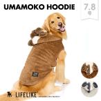 ショッピング正月 うまもこフーディー7-8号 犬 服 モコモコ ウマ 干支 コスプレ フーディー お正月 年賀状 撮影 大型犬 2026年