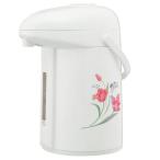 ショッピング象印 象印 ZOJIRUSHI 押すだけポット(ガラス)  みエ〜る AB-RY22-FZ ガラスエアーポット ガラスまほうびん 2.2L グレースフルフラワー