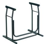 カクセー トイレセーフティロール II ブラック 66×49×64.5cm トイレ用立ち座り補助