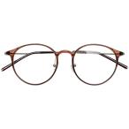 Dollger ブルーライトカット メガネ 丸いメガネ 度なし 7ｇ超軽量 TR90 UVカット 紫外線カット PCメガネ 伊達メガネ 透明レン