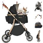 MILA&LOUIS ペットカート分離型 取り外し可能 軽量ファッション 犬 カート人気 4輪大耐摩耗 犬用 ベビーカー ドッグ バギー ワンタ