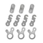 Tito Titanium titanium сплав свободный металлические принадлежности трос крюк супер-легкий выносливость трос обивка регулировщик уличный кемпинг палатка сопутствующие товары вешалка 