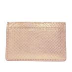  прекрасный товар Louis Vuitton porutokarutosa-n тянуть питон футляр для карточек металлик розовый LV 0026 LOUIS VUITTON