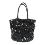 美品 アンテプリマ フラワー モチーフ ワイヤー バッグ ブラック 黒 ハンドバッグ 0075 ANTEPRIMA