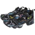 ショッピングリーボック ポンプフューリー 未使用 リーボック × ヴェトモン クラシック インスタポンプ フューリー スニーカー ブラック 黒 26.5cm マルチカラー 0157 Reebok メンズ