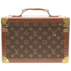  прекрасный товар Louis Vuitton монограмма bo ватт fla темно синий M21828 ящик для косметики косметика кейс багажник сумка LV 0083 LOUIS VUITTON
