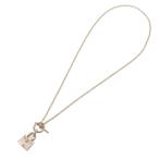 美品 エルメス バーキン モチーフ アミュレット シルバー925 ネックレス アクセサリー 0178 HERMES
