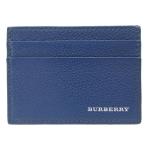  как новый Burberry кожа синий blue футляр для карточек 0025 BURBERRY