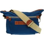 フェリージ 伊リモンタ社ナイロン ショルダーバッグ バケッタレザー メッセンジャーバッグ ナイロン ブルー 0041 FELISI
