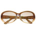 美品 カルティエ Cデコール 4106795 プラスチック ブラウン サングラス 2217 CARTIER