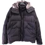 美品 モンクレール ティアマート ダウンジャケット フード取り外し可能 サイズ3 ブラック 0650 MONCLER