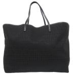 未使用品 フェンディ ズッキーノ トートバッグ キャンバス レザー ブラック 0590 FENDI