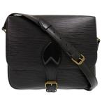 美品 ルイ ヴィトン カルトシエール エピ M52242 ノワール ショルダーバッグ LV 0820 LOUIS VUITTON