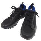 未使用品 プラダ プラダスポーツ 4E3052 サイズ6 1/2 レザー ブラック ブルー スニーカー 0229 PRADA メンズ