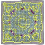 ショッピングエルメス 美品 エルメス カレ45 MORS et Gourmettes 馬銜と鎖 シルク マルチカラー スカーフ 0194 HERMES