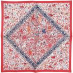 新品同様 エルメス カレ45 Jardins de Soie シルク マルチカラー スカーフ 0197 HERMES