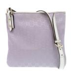 美品 グッチ 257246 GGキャンバス パープル ショルダーバッグ 0605 GUCCI