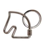 未使用品 エルメス シュバル RG0224 メタル シルバー キーホルダー 0791 HERMES