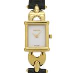 ショッピンググッチ 美品 グッチ 1800L チェンジベルト GP 型押しレザー ホワイト 白文字盤 ブラック レッド クオーツ 腕時計 1052 GUCCI