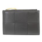  как новый Bottega Veneta кассета 765460 IC chip кожа черный чёрный карта ячейка для монет f ковер men to кейс 0455 BOTTEGA VENETA