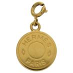 ショッピングエルメス 美品 エルメス セリエ メタル ゴールド ペンダントトップ 0195 HERMES