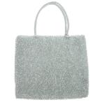 美品 アンテプリマ スタンダード スクエアワイヤーバッグ  BGS047057  PVC シルバー ハンドバッグ 0799 ANTEPRIMA