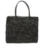 美品 アンテプリマ スタンダードスクエアラージ ワイヤーバッグ BGS047057099000 PVC NERO ブラック 黒 ハンドバッグ 0800 ANTEPRIMA