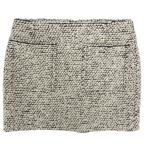 ショッピングヴェネタ 美品 ボッテガヴェネタ 813032 スカート モヘア ウール ナイロン ホワイト ブラック 0848 BOTTEGAVENETA