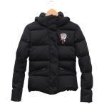 美品 フェンディ アウター カールラガーフェルド FAA383 A49R ナイロン ポリウレタン 羽毛 ブラック 黒 ダウンジャケット 1024 FENDI