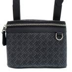 新品同様 ダンヒル ?グネクチャー ミニショルダーバッグ  DG121 ボディバッグ レザー ブラック 1073 Dunhill