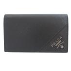  прекрасный товар Prada safia-no кожа черный чёрный футляр для карточек 1325 PRADA