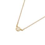 美品 ティファニー バイザヤード K18YG 750YG ダイヤモンド イエローゴールド ネックレス ジュエリー 0057 TIFFANY&Co.