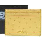  как новый Prada Ostrich футляр для карточек футляр для визитных карточек 1MC149 желтый 0361 PRADA