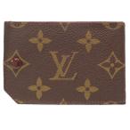  прекрасный товар Louis Vuitton монограмма Vintage футляр для карточек складывающийся пополам . inserting кошелек LV 0065 LOUIS VUITTON