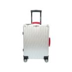  не использовался Fendi × Rimowa FF Logo 33L aluminium серебряный красный 97290003 дорожная сумка сумка серебряный красный 0370 FENDI × RIMOWA