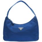 Yahoo! Yahoo!ショッピング(ヤフー ショッピング)美品 プラダ ナイロン ブルー アクセサリーポーチ ハンドバッグ バッグ 青 0156 PRADA