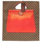 未使用 ゲラルディーニ 130周年限定 だまし絵 PVC ベージュ ハンドバッグ バッグ 0034 GHERARDINI