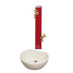 送料無料 立水栓スプレ蛇口2個付きビーンズパンセット ユニソン