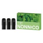 ショッピング爽快ドラッグ 【互換品】ミント  3個入り NONNICO Alpha Pro Pods 専用Cartridge vape pod RELX PODSポッド RELX四代対応 互換Cartridge Alpha本体含まれない