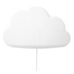 IKEA イケア UPPLYST 送料750円 ウップリスト LEDウォールランプ, 雲 ホワイト(幅: 30 cm 奥行き: 8 cm 高さ: 19 cm)