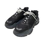 ショッピングバレンシアガ バレンシアガ スニーカー トリプルS クリアソール 541624 27.5cm ダブルフォーム＆メッシュ ブラック TRIPLE S CLEAR SOLE BALENCIAGA