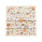 エルメス シルクスカーフ カレ70 カレ・リブレ H984212S 05 ベージュ・クレール オレンジ マルチカラー Carre Libre HERMES