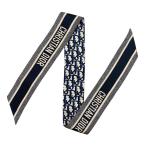 クリスチャンディオール シルクスカーフ ミッツァ 15DOB106I600_C541 オブリーク ネイビーブルー ベージュ CHRISTIAN DIOR