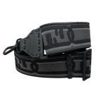 ショッピングショルダーストラップ フェンディ ショルダーストラップ ストラップユー 8AV444 FFロゴ キャンバス ブラック グレー FENDI