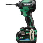 HiKOKI WH36DD 2XHLSZ コードレス インパクトドライバ アグレッシブグリーン 36V 2.5Ah BSL36A18BX (蓄電池2個・充電器・ケース・ビット付) 純正 ハイコーキ