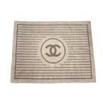  Chanel банное полотенце покрывало здесь Mark окантовка Brown CHANEL
