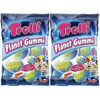 ２袋セット　Trolli　トローリ　地球グミ　プラネットグミ（4個入り×２袋）日本語表記［並行輸入品］