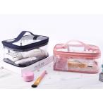  макияж сумка водонепроницаемый портативный задний большая вместимость перевозка дорожная сумка путешествие горячие источники прозрачный задний макияж задний автобус задний гигиенические товары 