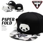 キャップ レディース メンズ 帽子 PAPER FOLD パンダ 
