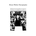 Bruno Walter Discography